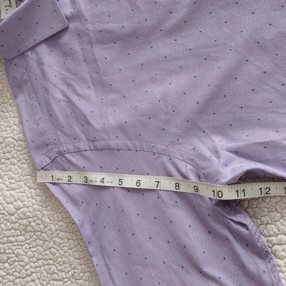 Ted Baker Endurance Size 16.5 Purple Long Sleeve Button Up Shirt - Picture 6 of 14